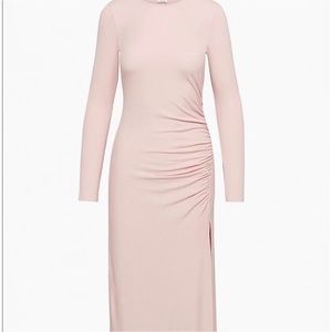Aritzia Wilfred Dress in Poetic Pink